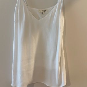 Wilfred Free White Crepe Tank XS